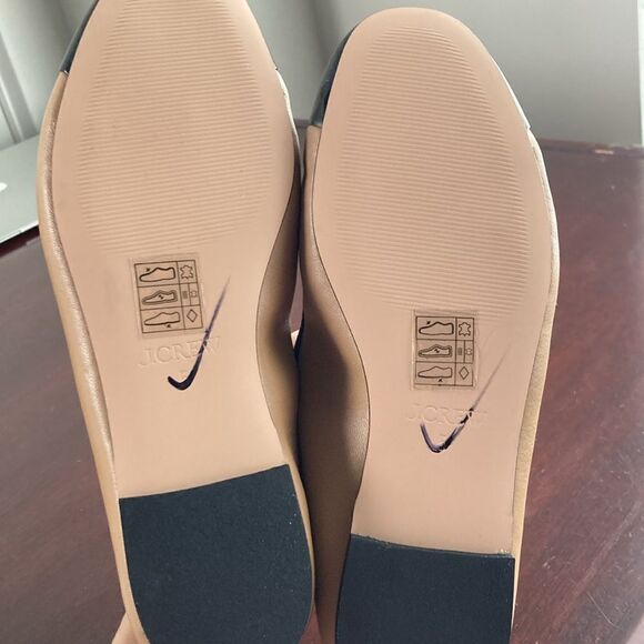 J.Crew Zoe cap toe ballet flats in leather - Picture 4 of 4
